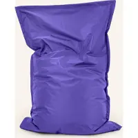 Drop & Sit - zitzak/zitkussen - robuust nylon - paars - 100 X 150 cm - voor binnen en buiten - verkrijgbaar in verschillende kleuren