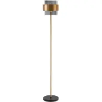Lyora Vloerlamp Sianna zwart met goud