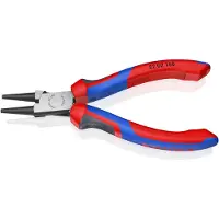Knipex 22 02 160 Rondbektang Werkplaats Recht Chroom-vanadium elektrostaal 160 mm