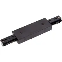 Lucide Rail startvoeding dubbel Track 1-fase zwart