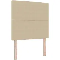 vidaXL LED Hoofdbord met hoofdeinde Grijs Groen 100 cm Corduroy stof