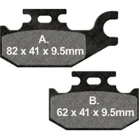 EBC Fa-tt Series Carbon Fiber Offroad Fa307tt Remblokken