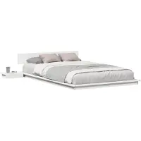 vidaXL Bedframe Wit 120 x 190 cm Hout