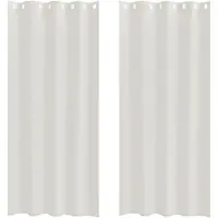 vidaXL Voile Gordijn 2 st Crème 245 x 140 cm Polyester