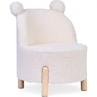 Childhome - Stoel Voor Kinderen - Teddy - Ecru Naturel - 45x45x56cm