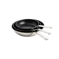 KitchenAid Stainless Steel Sheet koekenpannenset 20+24+28cm