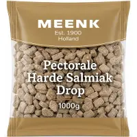 Meenk Pectorale Harde Salmiak Drop - 1 Kilo - Oud-Hollandse Menthol & Salmiak Drop