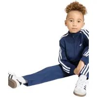 Adidas Joggingpak 'Firebird' blauw / wit