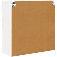 vidaXL Vaatwasserpaneel Kalmar Wit 80 x 31 x 80 cm Bewerkt hout