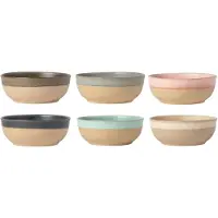 Costa Nova Poke Bowls / Kommen Arenito Multicolor ø 19 cm - 6 stuks