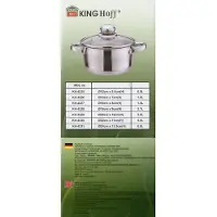 KINGHOFF pot met deksel 16cm 1,5l 7990