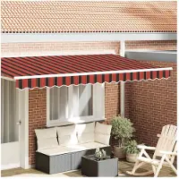 vidaXL Vervangvolant voor zonnescherm voor 4 m