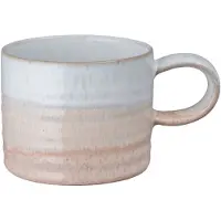 Denby Kiln Coral geribbelde mok Koraal-beige, Ø8,5 cm