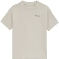 We fashion T-shirt met backprint - beige Jongens Katoen Ronde hals Backprint - maat 110/116