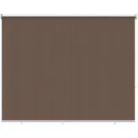 vidaXL Buitenrolgordijn 90% UV-blok Taupe 160 x 230 cm HDPE