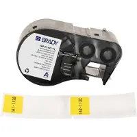 Brady M4-51-427-YL gelamineerde vinyl labels | 25,4 mm x 63,5 mm (origineel)
