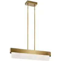 Kichler LED Kroonluchter | 40W 3000K 830 | Natural Brass