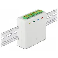 DeLOCK Optical Fiber Connection Box for DIN Rail 4 x SC Simplex or LC Duplex