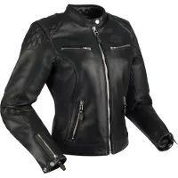 Segura Curtis damesmotorfietsenleren jas, zwart, maat 44