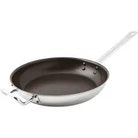 Paderno - Tri Ply Koekenpan Non Stick Ø 32 cm - Roestvast Staal - Zilver
