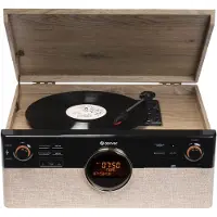 Denver Retro Platenspeler - Radio - CD - Cassette - Bluetooth - Auto stop - MRD180