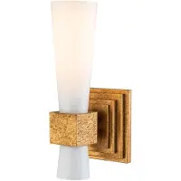 Elstead Lighting LED Wandlamp Kristy | 1X E27 Max 40W | Distressed Gold