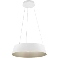 Nova Luce Hanglamp Alba wit Ø 54cm