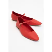 Forever & Always Lara Leren Mary Jane Platte Schoenen