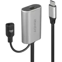 Lindy 43271 USB 3.1 Aktiv-Verlängerung Typ C/C M/F 5m