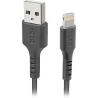 SBS USB naar Lightning 1m data- en oplaadkabel Zwart
