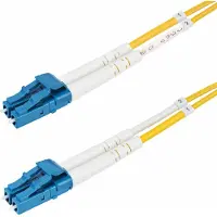 StarTech.com 10m LC naar LC (UPC) OS2 Single Mode Duplex Glasvezel Kabel, 9/125µm, Laser Optimized, 100G, Flexibel Buigen, Low Insertion Loss, LSZH Fiber Patchkabel