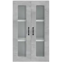 vidaXL Vaatwasserfront, model Kalmar, betonkleur, 60 x 31 x 100 cm