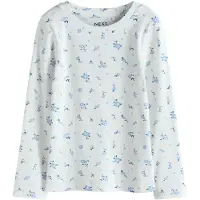 Next Shirt blauw / lichtblauw / wit