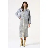 Garcia Ladies Skirt Whitecap Size: S | Midi Skirts Outlet | Dames | Blauw