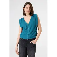 Garcia Ladies Pullover Blue Lagoon Maat: XS | Cardigans Outlet | Dames | Blauw