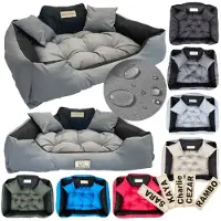 AIO Factory Hondenmand KINGDOG 55x45 cm gepersonaliseerd waterdicht donkergrijs