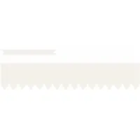 vidaXL Grasafscherming 10 st 100 x 0.05 x 20 cm Koud Gewalst Staal Wit