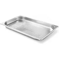 Hendi Geperforeerde GN-container – versterkte hoeken – 5L – 40mm hoog – roestvrij staal