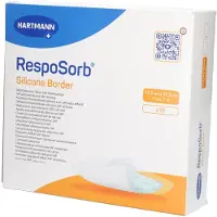 Hartmann Resposorb Silicone Border 17,5x17,5cm 10 St Pleister
