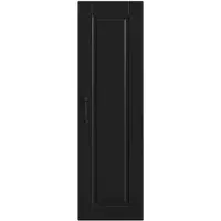 vidaXL Wandkast PORTO, zwart, 30 x 31 x 100 cm, van houtvezel