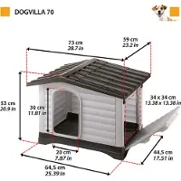 Ferplast 8010690109329 73x59x53 Cm Hondenhok