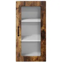 vidaXL Wandkast LUCCA, gerookt eikenhout, 40 x 31 x 80 cm