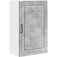 vidaXL Wandkast PORTO, betonkleur, 50 x 31 x 80 cm, van houtvezel