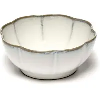 Serax Inku geribbelde kom XL Ø15 cm White