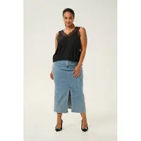 KAFFE CURVE Blouse 'KCjakobine' zwart