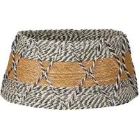 House of Seasons Kerstboomrok - H26 x Ø50 cm - Zeegras - Blauw