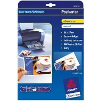 Avery Zweckform C32252-25 briefkaarten wit 148 x 105 mm (100 stuks)