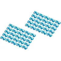 Digitus A-CC-B: Kleurclips voor patchkabels, blauw