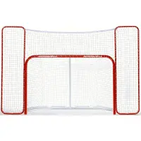 WinnWell – Proform IJshockeydoel met Backstop – Complete Trainingsset – Stevig Frame & Veiligheidsnet – 183 cm