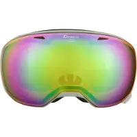 Alpina Big Horn Q Lite Ski Goggles Groen,Zwart Mirror Green/CAT2-3